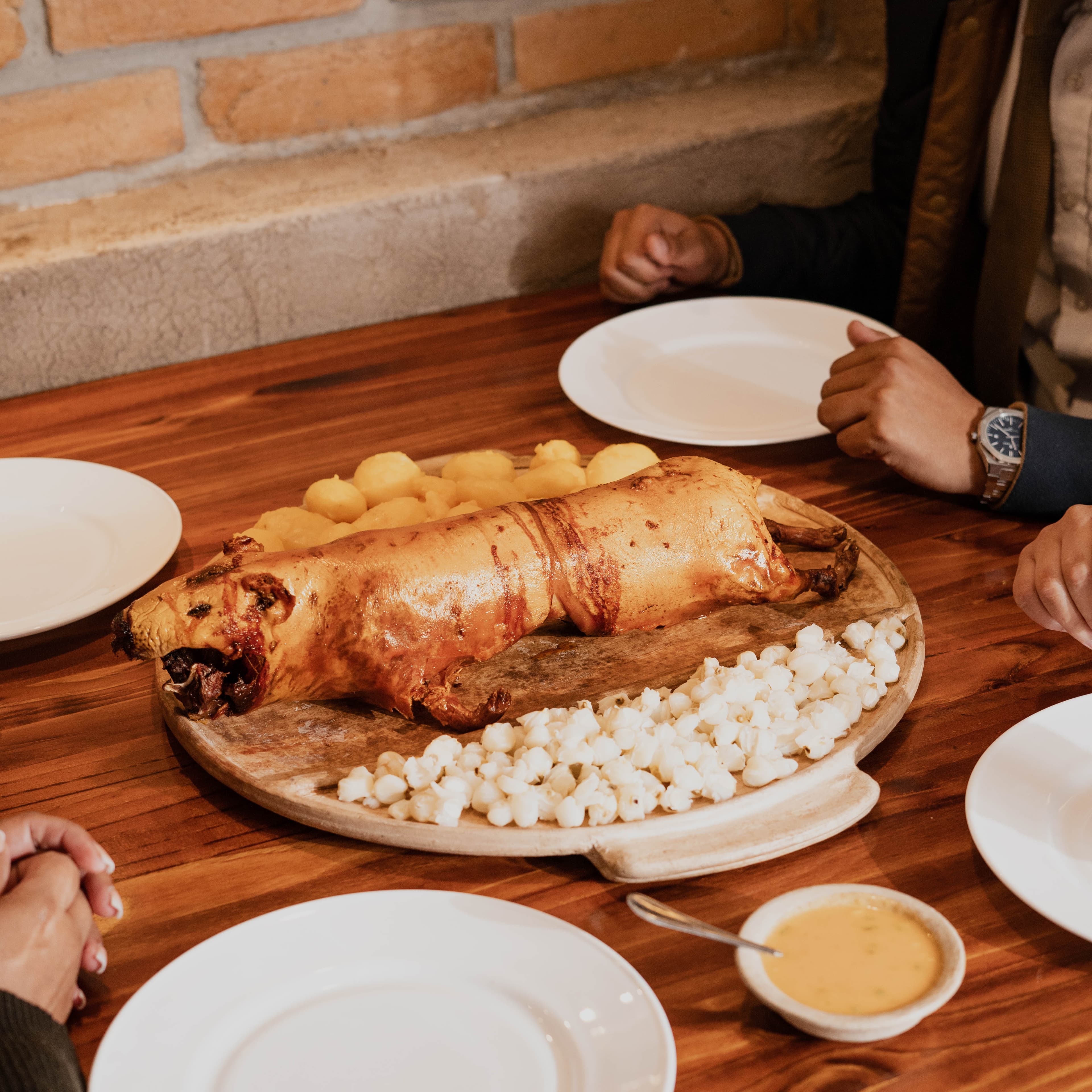 Plato gourmet ecuatoriano